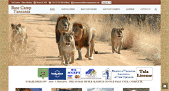 Desktop Screenshot of basecamptanzania.com